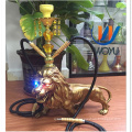 55cm tall Lion hookah animal shisha light nargile wholesale lion chicha with led